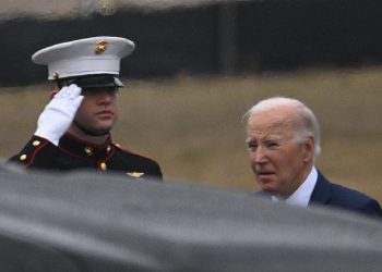 US President Joe Biden arrives at Walter Reed Army Medical Center in Bethesda, Maryland, for his routine annual physical, on February 28, 2024. / ©AFP