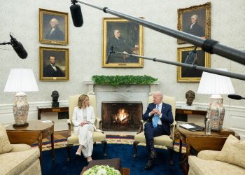 US President Joe Biden meets with Italian Prime Minister Giorgia Meloni in the Oval Office of the White House on March 1, 2024 / ©AFP