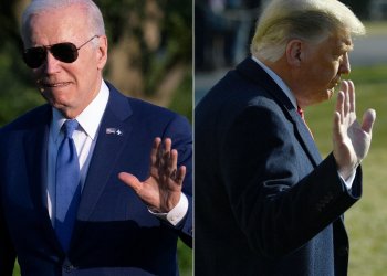 Joe Biden holds a fundraising advantage over Donald Trump  / ©AFP