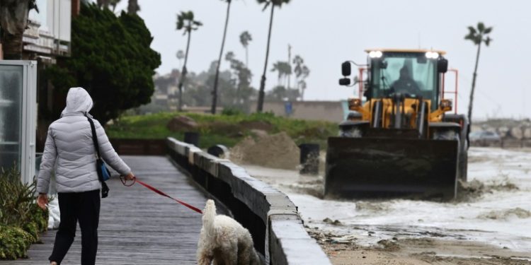 Rising seas threaten US coastal regions that are home to some 30 percent of the country's population. ©AFP