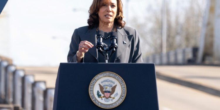 US Vice President Kamala Harris called on Sunday for an 'immediate ceasefire'. ©AFP