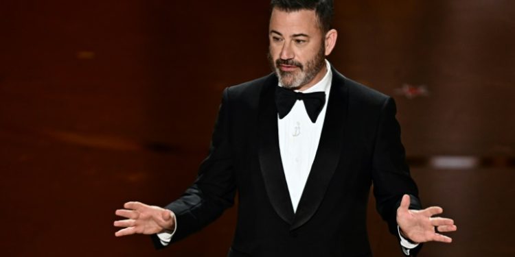 TV host Jimmy Kimmel is back to host the Oscars for a fourth time. ©AFP