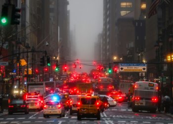 A new congestion toll will seek to alleviate traffic and pollution in Manhattan. ©AFP