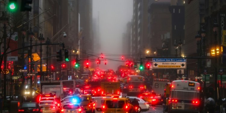 A new congestion toll will seek to alleviate traffic and pollution in Manhattan. ©AFP