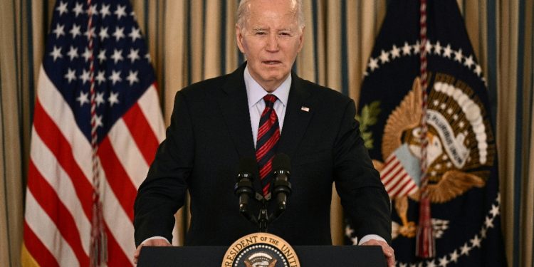 US President Joe Biden is preparing for one of the most important speeches of his political career / ©AFP