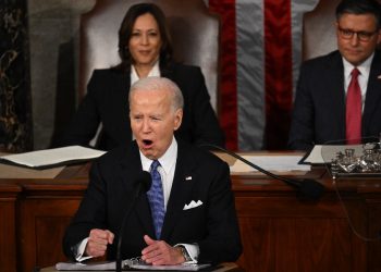 US President Joe Biden, delivering a full-throated State of the Union speech, defended reproductive rights and stressed they will be on the ballot in the November 2024 presidential election / ©AFP