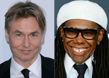 Finnish conductor and composer Esa-Pekka Salonen (L) and US disco legend Nile Rodgers. ©AFP