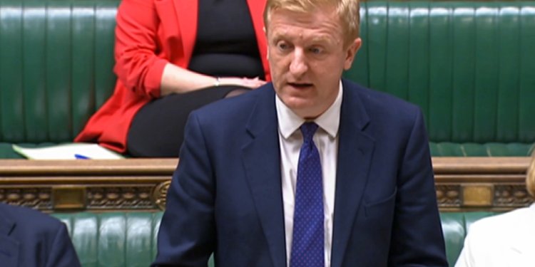 UK deputy prime minister Oliver Dowden said China was behind two recent cyberattacks / ©AFP