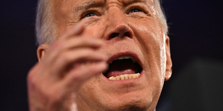 US President Joe Biden speaks at a campaign event in Philadelphia, Pennsylvania / ©AFP