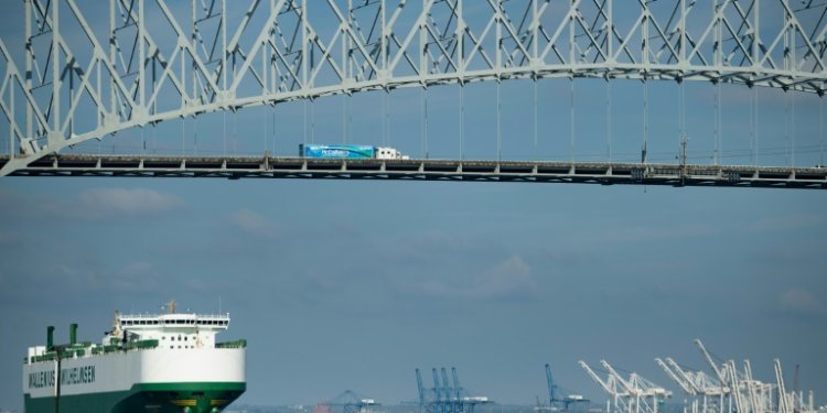 The Francis Scott Key Bridge in Baltimore opened in 1977. ©AFP