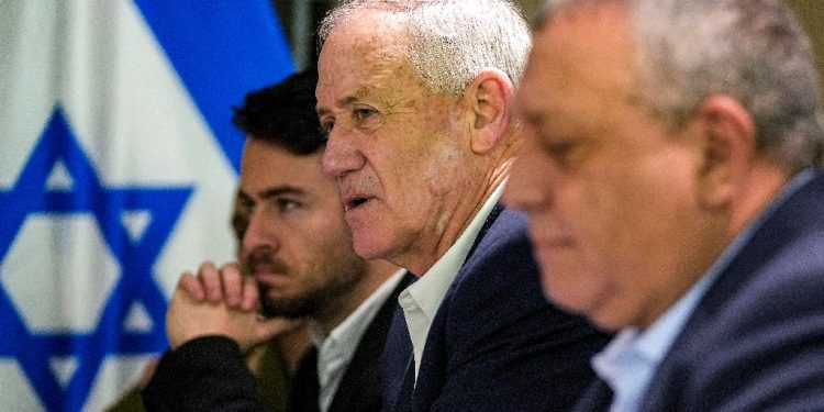 Benny Gantz's visit comes as the United States, Israel's strongest military and diplomatic backer, seeks a new pause in the nearly five-month war between Israel and Hamas / ©AFP