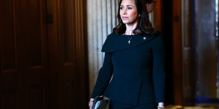 US Senator Katie Britt was seen as a rising Republican star when she took office in January 2023, but just 14 months later the lawmaker from Alabama is in the hot seat amid criticism of her rebuttal to President Joe Biden's State of the Union address / ©AFP