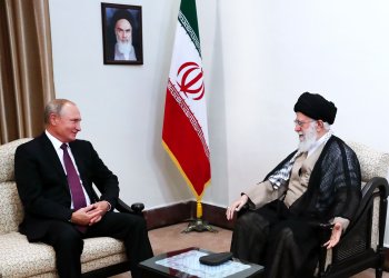 Vladimir Putin and Ali Khamenei