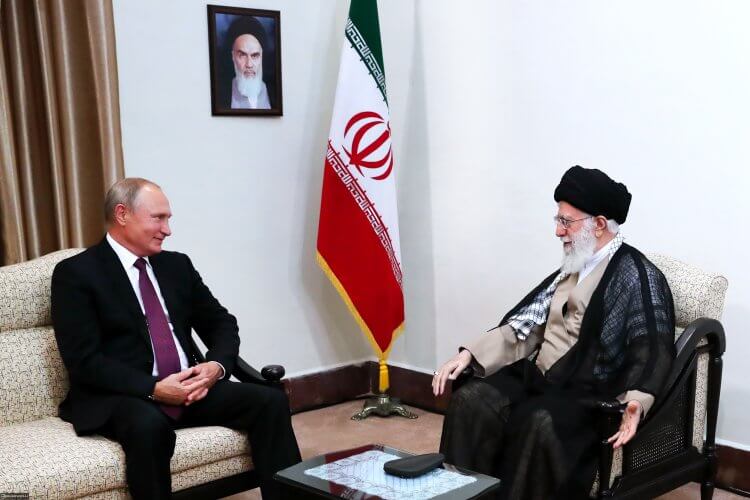 Vladimir Putin and Ali Khamenei