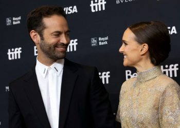 Benjamin Millepied et Natalie Portman, lors du festival international du film de Toronto en septembre 2022. ©AFP