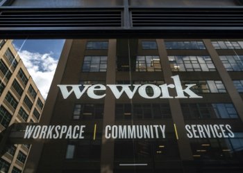 The pandemic exacerbated WeWork's woes as people avoided offices for fear of Covid-19. ©AFP