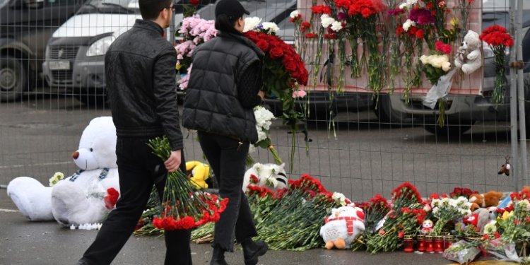 Putin has vowed to punish those behind the 'barbaric' attack in Moscow . ©AFP