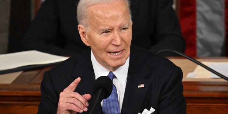 US President Joe Biden delivers the State of the Union address, slamming Donald Trump / ©AFP