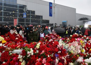 'The whole country is in mourning,' Russia 24 television said Sunday. ©AFP