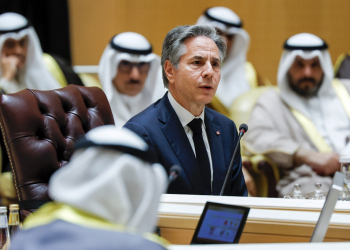 US Secretary of State Antony Blinken meeting Gulf Cooperation Council ministers in Riyadh / ©AFP