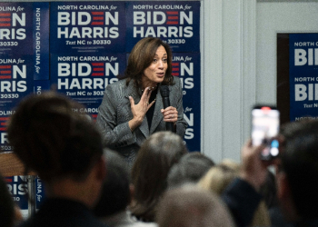 US Vice President Kamala Harris, seen here campaigning earlier this month, will be in Arizona as Democrats seek to hammer the issue of abortion ahead of the presidential election / ©AFP