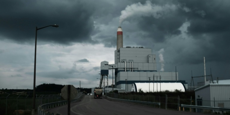 The Longview Power Plant, a coal-fired plant in Maidsville, West Virginia. ©AFP