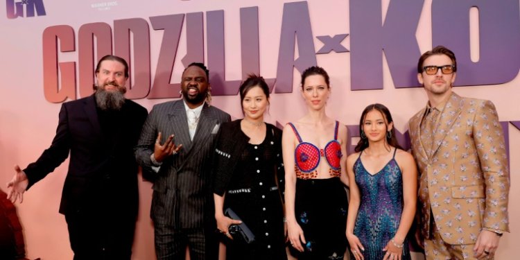 "Godzilla x Kong" is holding its spot at the top of the North American box office. ©AFP