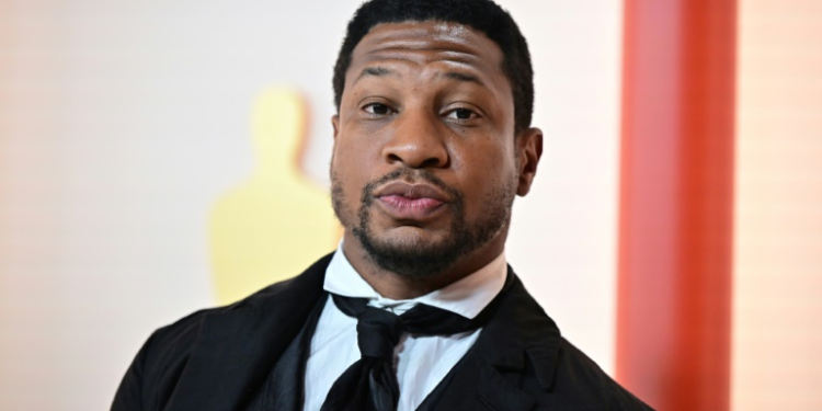 Actor Jonathan Majors, seen at the 2023 Oscars, has avoided jail time after being convicted of third-degree assault but must attend domestic violence counseling. ©AFP