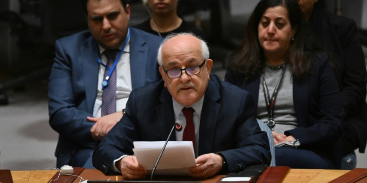 The Palestinians -- who have had observer status at the United Nations since 2012 -- have lobbied for years to gain full membership, which would amount to recognition of Palestinian statehood. ©AFP