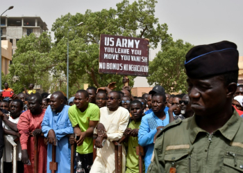 Following a July coup, the West African regime in mid-March denounced a 2012 cooperation with the US. ©AFP