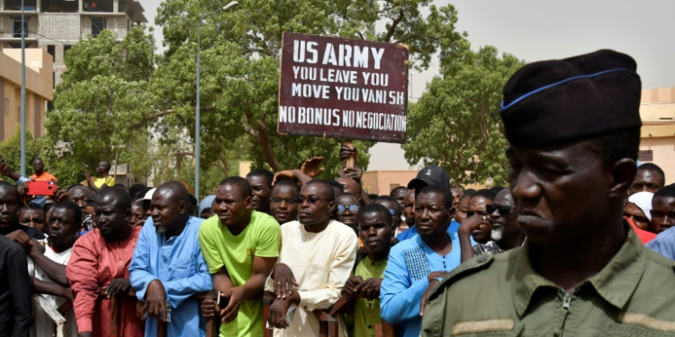 Following a July coup, the West African regime in mid-March denounced a 2012 cooperation with the US. ©AFP