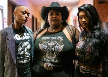 Chapel Hart -- Trea Swindle, Danica Hart and Devynn Hart -- is one of many Black country acts trying to change the narrative in Nashville. ©AFP