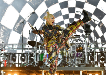 Gwen Stefani and No Doubt reunited for a marathon performance at Coachella. ©AFP