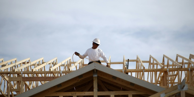 New home sales picked up in March. ©AFP