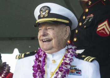 Lou Conter was the last surviving crew member from the Japanese attack on the USS Arizona in Pearl Harbor in 1941 / ©AFP