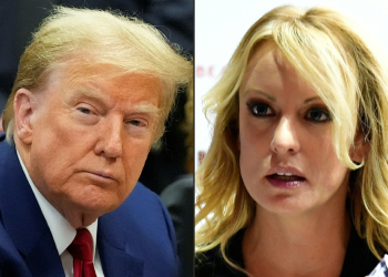 Former US president Donald Trump is to go on trial on charges of paying pre-election 'hush money' to adult film actress Stormy Daniels / ©AFP