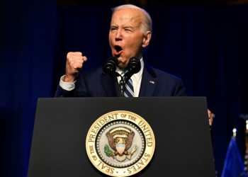 President Joe Biden talks about the US economy at the Milton J. Rubenstein Museum in Syracuse, New York, on April 25, 2024. ©AFP