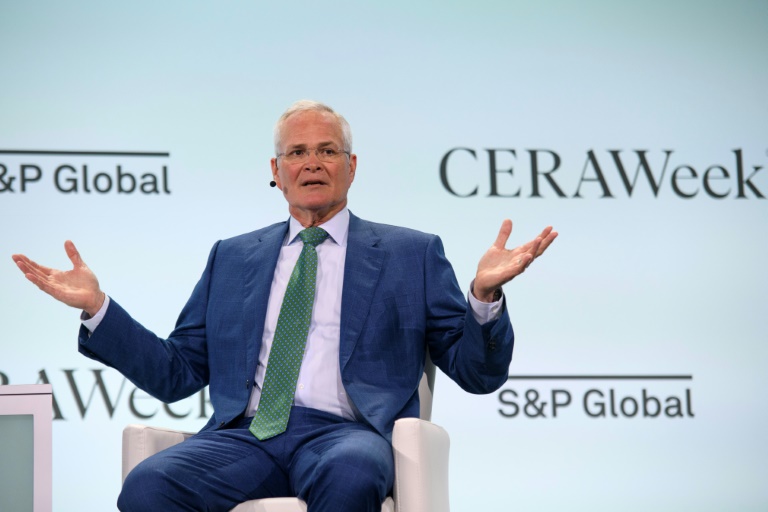 Exxon Mobil Chairman & CEO Darren Woods said he challenged the Chevron-Hess deal over Guyana because it 'diminishes an element of value to ExxonMobil'. ©AFP