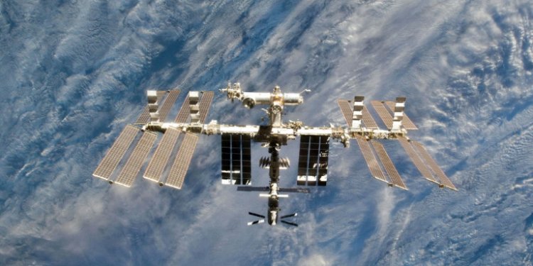 This March 7, 2011 NASA handout image shows a close-up view of the International Space Station. ©AFP