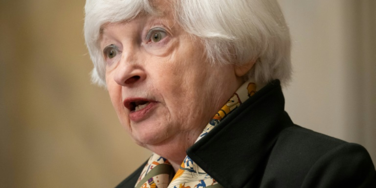 Janet Yellen, Secretary of the Treasury Department, which fined a Bangkok-based firm $20 million for more than 450 possible Iran sanctions violations. ©AFP