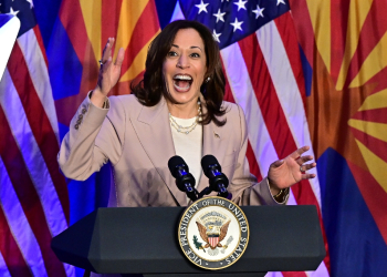 US Vice President Kamala Harris said Donald Trump wanted to 'take America back to the 1800s' on the issue of abortion / ©AFP