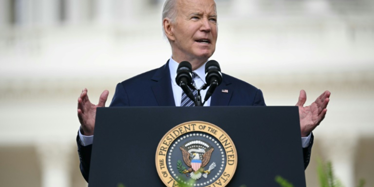 US President Joe Biden is reaching out to Black voters. ©AFP