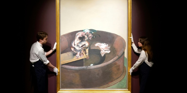 At Sotheby's, the jewel in the sale crown is a Francis Bacon portrait estimated at $30-50 million. ©AFP