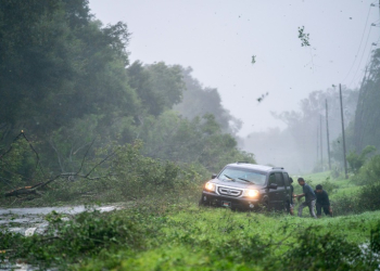 The number of Atlantic major hurricanes, such as Category 4 Hurricane Idalia shown here that struck the US state of Florida in 2023, is forecast to increase, according to expert forecasts. ©AFP