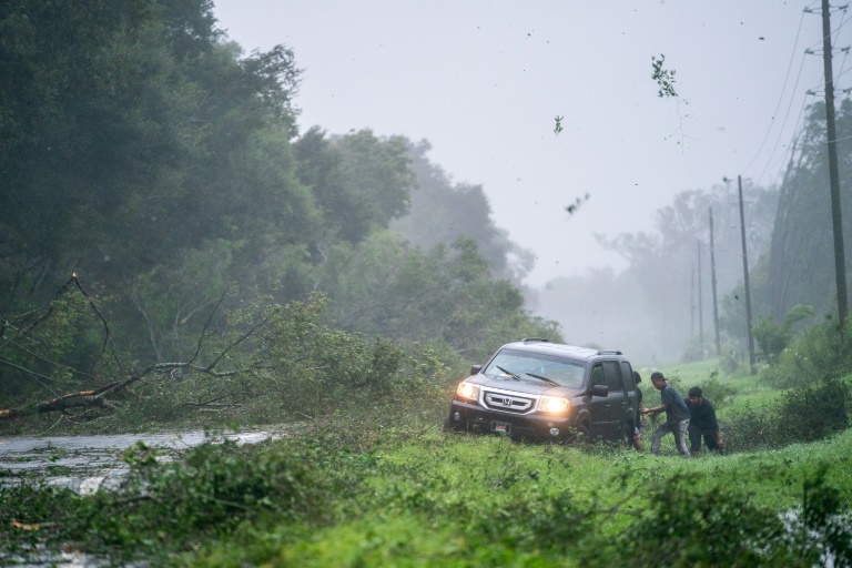 The number of Atlantic major hurricanes, such as Category 4 Hurricane Idalia shown here that struck the US state of Florida in 2023, is forecast to increase, according to expert forecasts. ©AFP