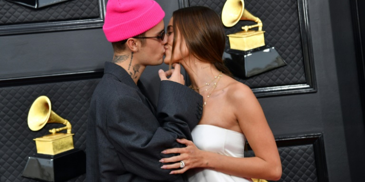 Justin and Hailey Bieber have announced that they are going to have a baby. ©AFP