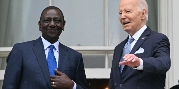 US President Joe Biden and Kenyan President William Ruto will discuss east African security, Haiti and climate change   / ©AFP