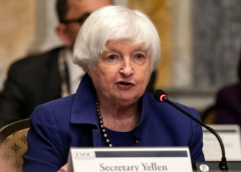 Excerpts of a speech by US Treasury Secretary Janet Yellen indicate that immobilized Russian assets will be a key topic of discussions among G7 finance leaders this week. ©AFP