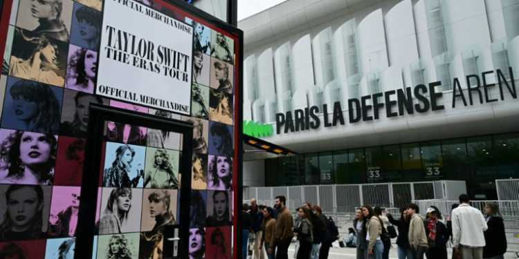 Some 42,000 people are set to see Taylor Swift in Paris. ©AFP