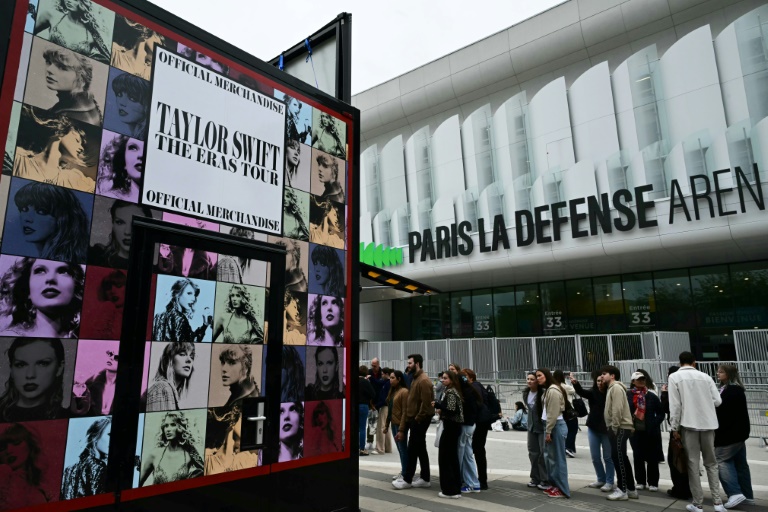 Some 42,000 people are set to see Taylor Swift in Paris. ©AFP